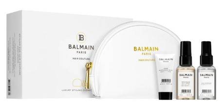 Balmain White Cosmetic Styling Bag, Set